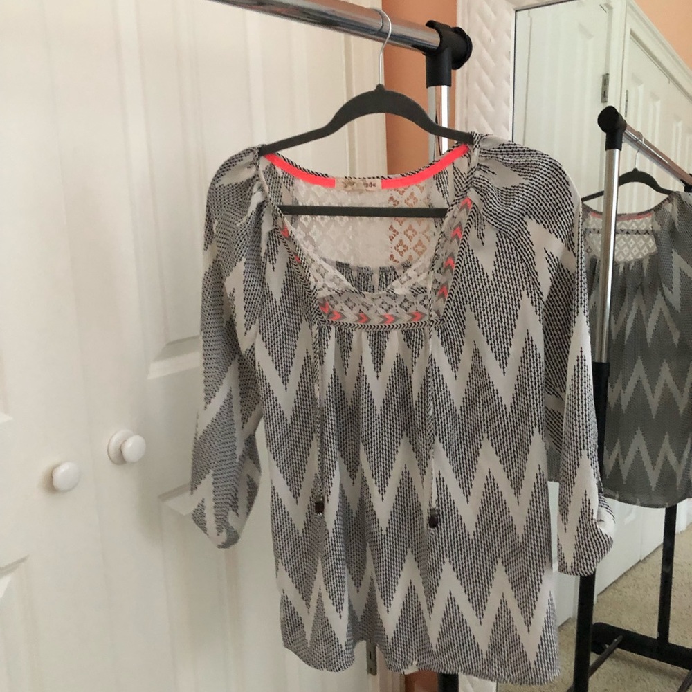 Printed formal top